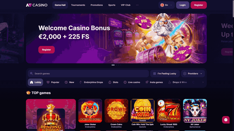 Recension av NV Online Casino Spelinstitut 2026